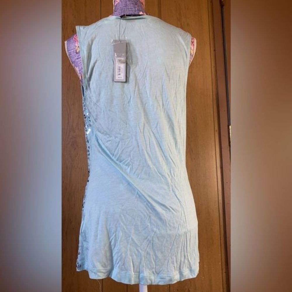 NWOT Apt 9 Sequined scooped neck shirt, size M - Picture 4 of 6